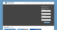 Desktop Screenshot of diamanteassociates.com