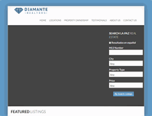 Tablet Screenshot of diamanteassociates.com